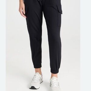 Splits59 black Supplex cargo pants.